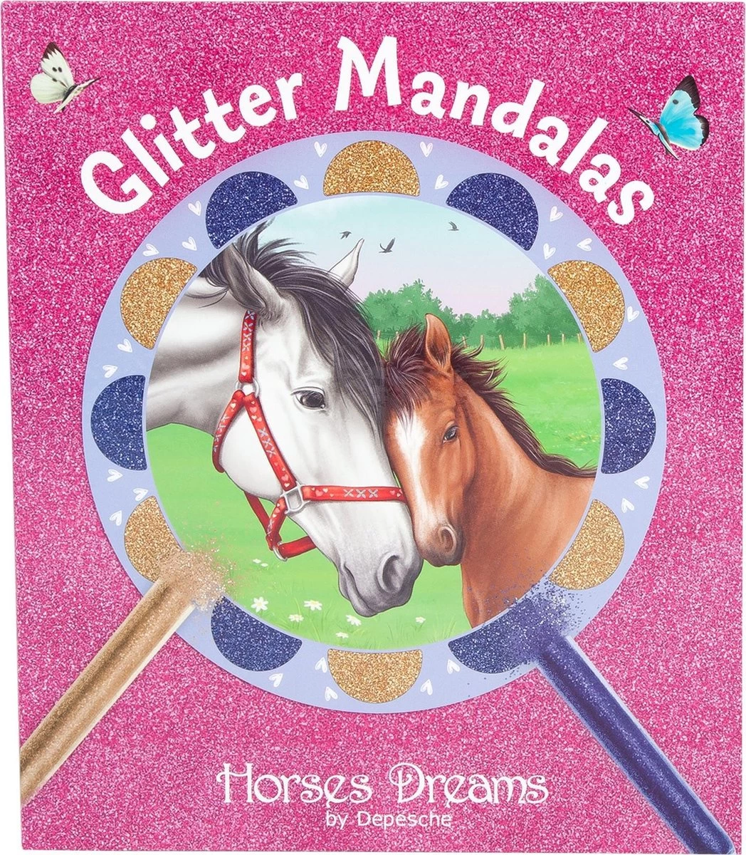 HORSES DREAMS GLITTER MANDALAS CREATIVE 1 HORSES DREAMS GLITTER MANDALAS CREATIVE