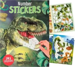 DINO WORLD NUMMER STICKERS