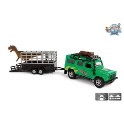 AUTO DIECAST LAND ROVER DINO TRAILER PUL