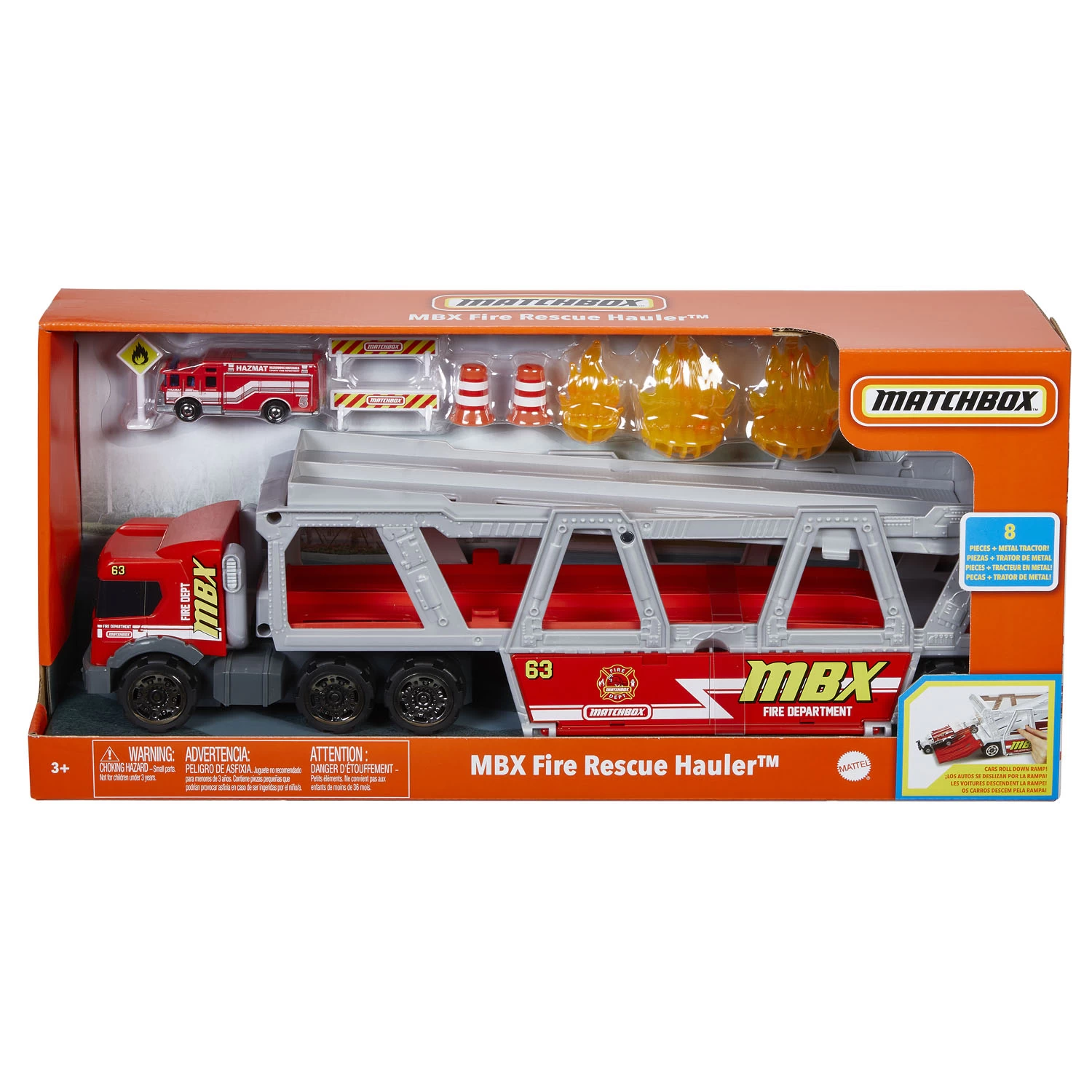 MATCHBOX BRANDWEER TRANSPORTER 1 MATCHBOX BRANDWEER TRANSPORTER