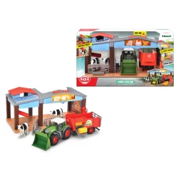DICKIE TOYS TRACTOR SET MET LICHT EN GEL