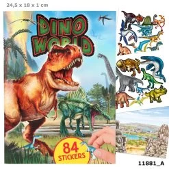 DINO WORLD STICKERBOEK MET PUFFY STICKER
