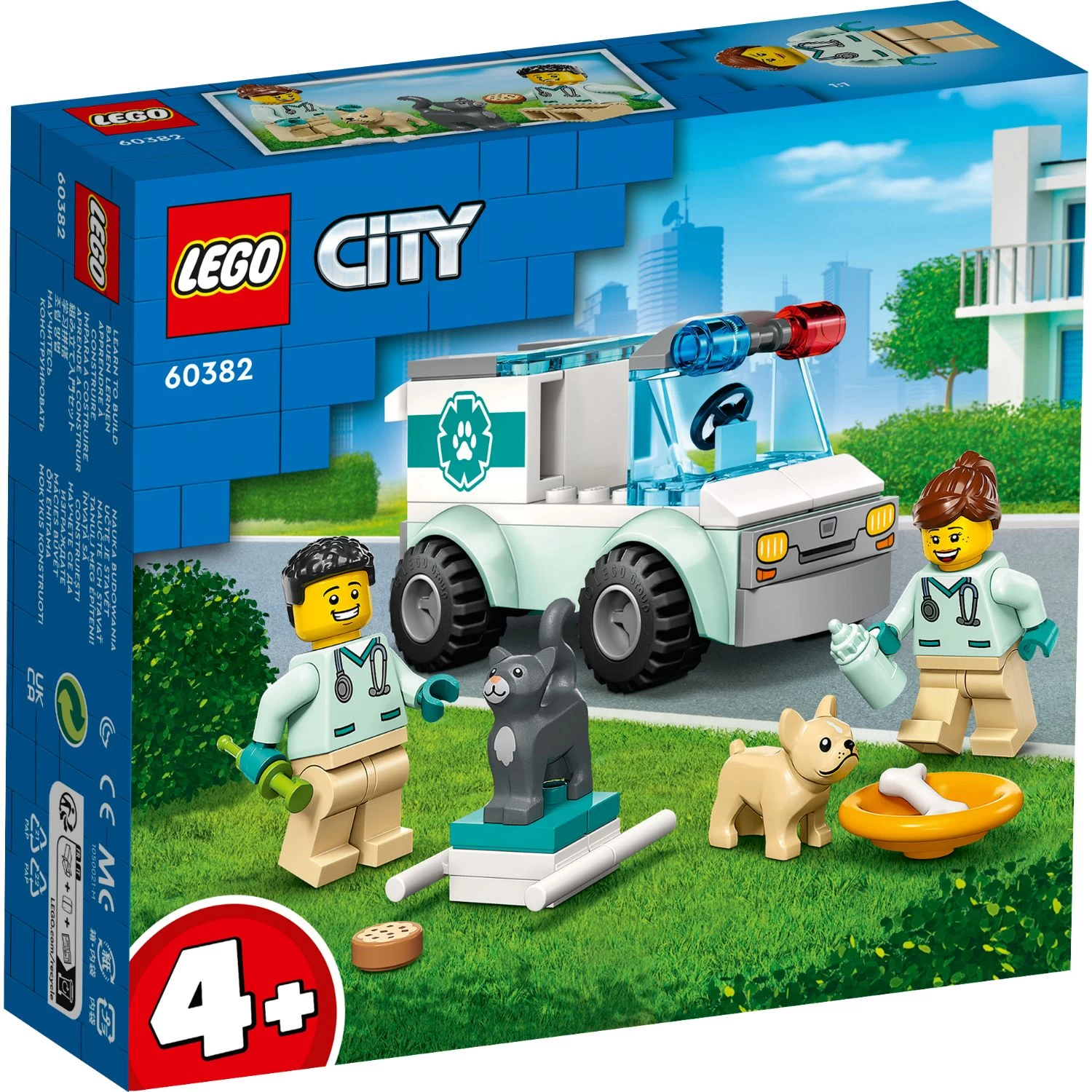 LEGO CITY 60382 DIERENARTS REDDINGSWAGEN 1 LEGO CITY 60382 DIERENARTS REDDINGSWAGEN