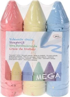 STOEPKRIJT MEGA SET VAN 3