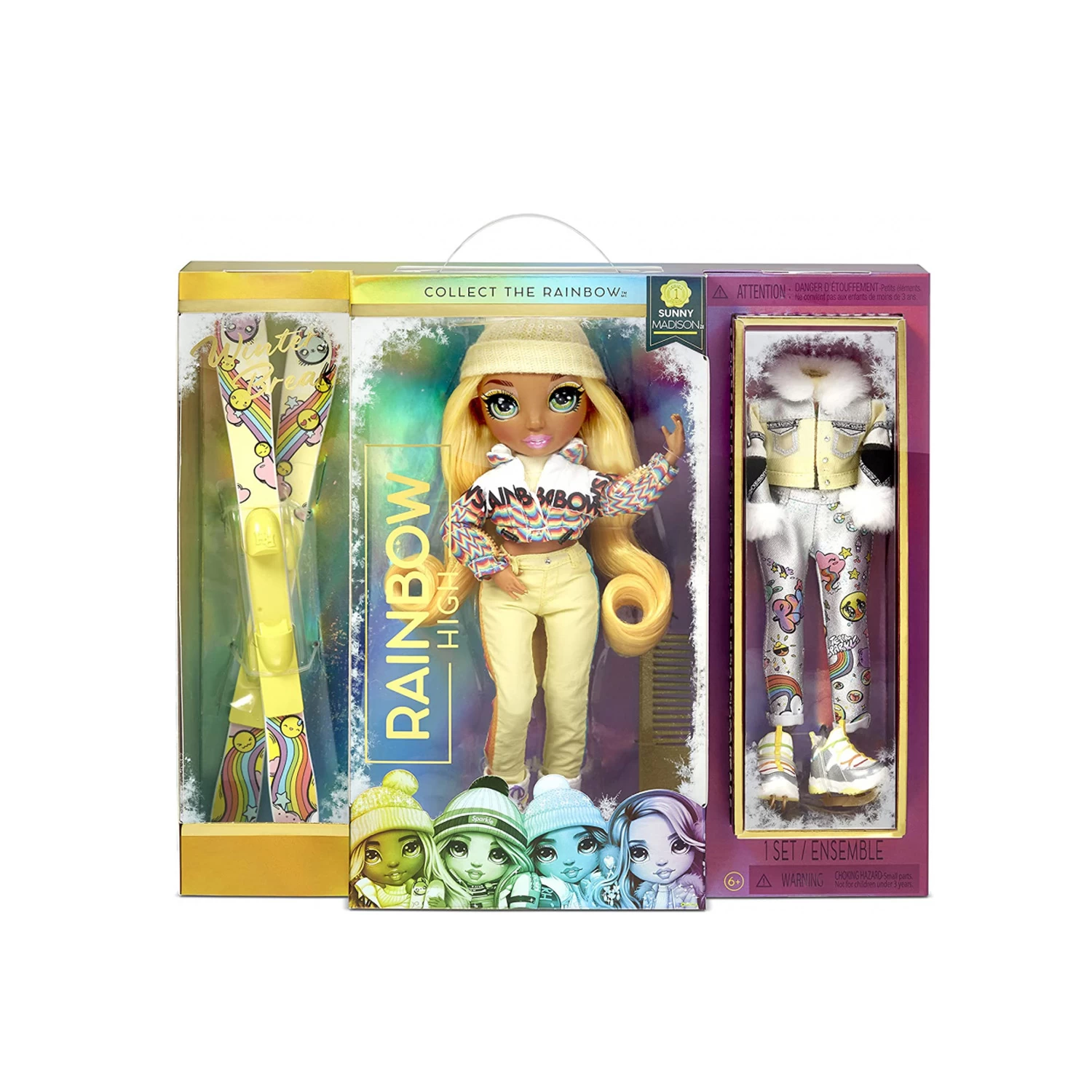 RAINBOW HIGH FASHION WINTER BREAK DOLL- 1 RAINBOW HIGH FASHION WINTER BREAK DOLL-