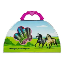 PAARDEN KLEURKOFFER 51-DELIG
