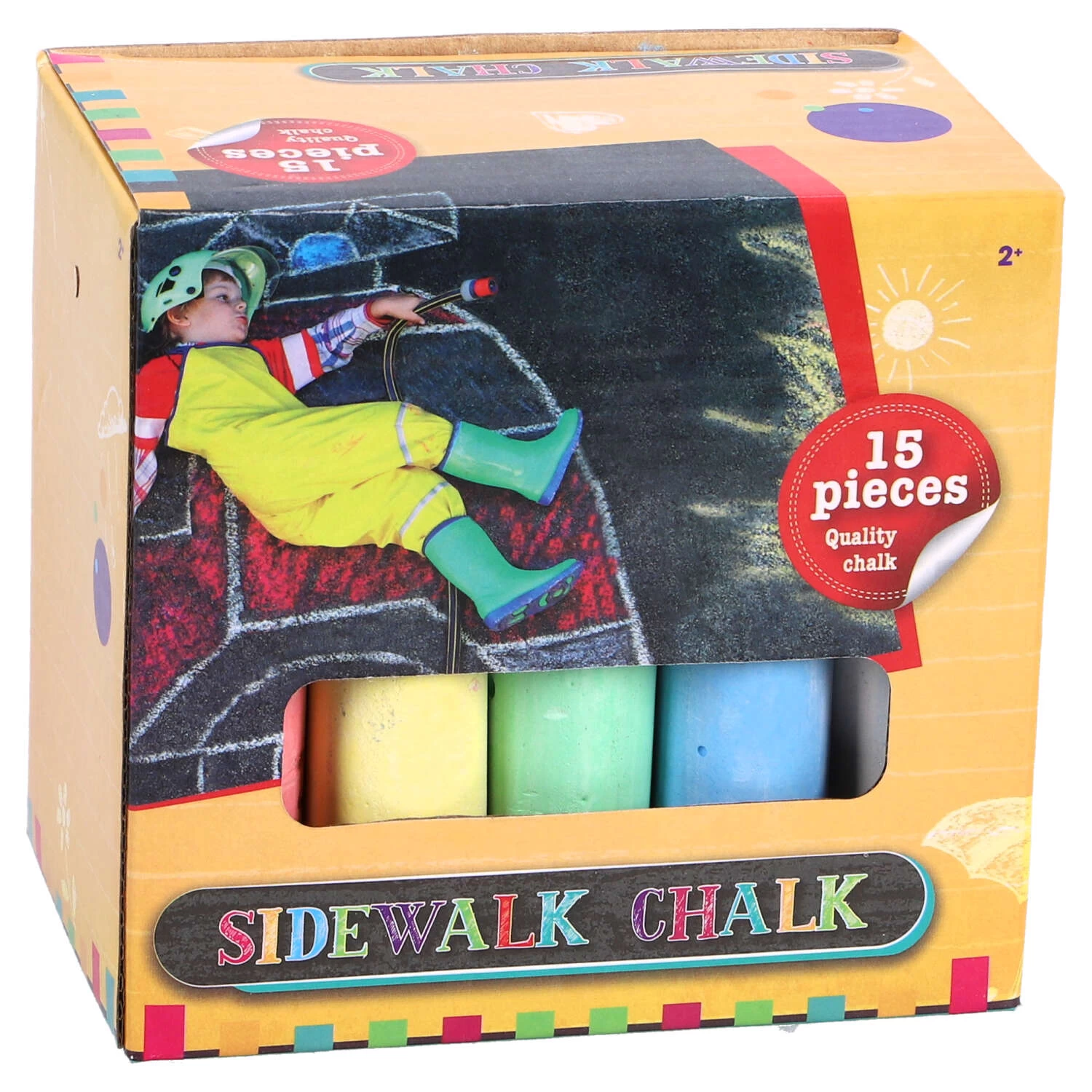 STOEPKRIJT IN DOOS 15 STUKS 1 STOEPKRIJT IN DOOS 15 STUKS