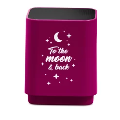 SPEAKER BLUETOOTH LED LOVE YOU PINK