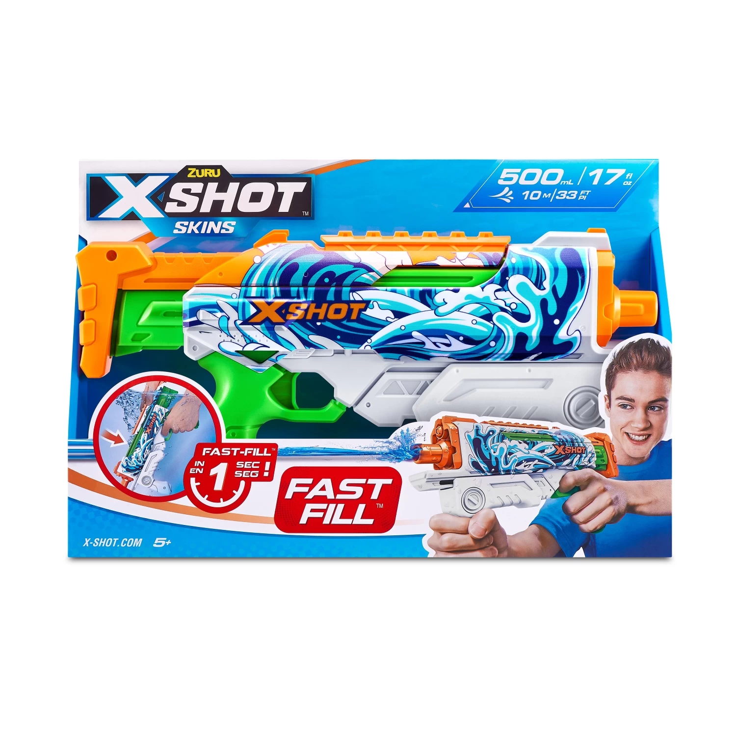ZURU X-SHOT FAST FILL SKINS HYPERLOAD AS 1 ZURU X-SHOT FAST FILL SKINS HYPERLOAD AS