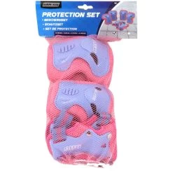 BESCHERMSET ALERT 3-DELIG ROZE MAAT M