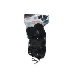 BESCHERMSET 3-DELIG MAAT S ZWART ALERT