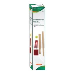 SLAGBAL SET HOUT ALERT MET HANDIG OPBERG