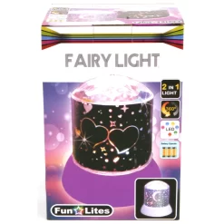 DISCO NACHTLAMP GALAXY ROZE