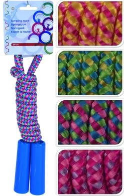 SPRINGTOUW DIK HAPPY COLOUR 210CM ASS